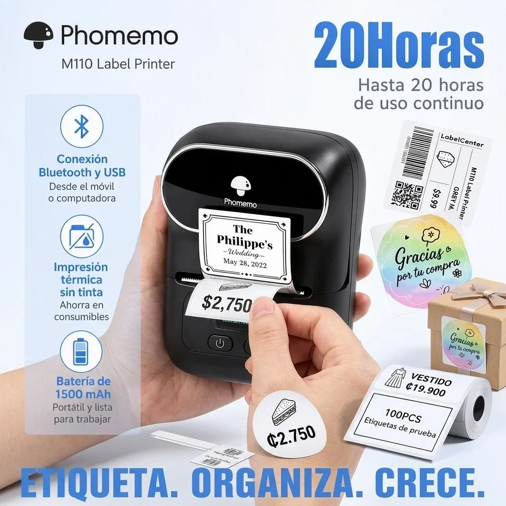Etiquetadora Mini Bluetooth