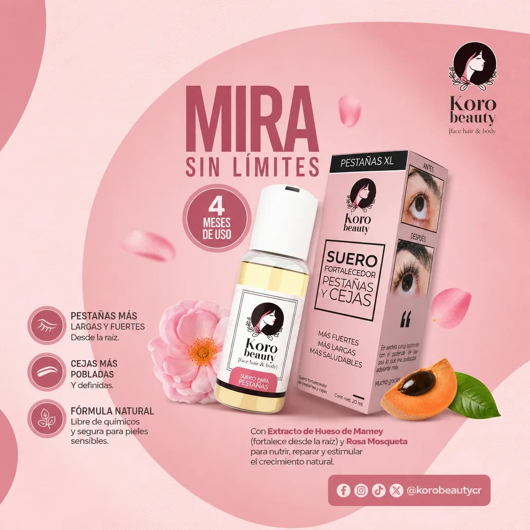 Suero Pestañas y Cejas – Mirada con Más Volumen