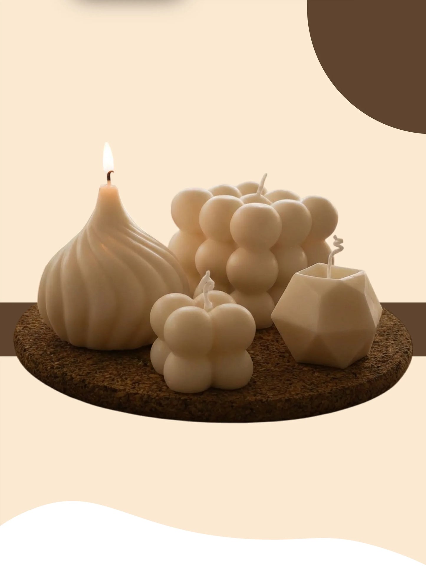 TRIO VELAS HOGAR