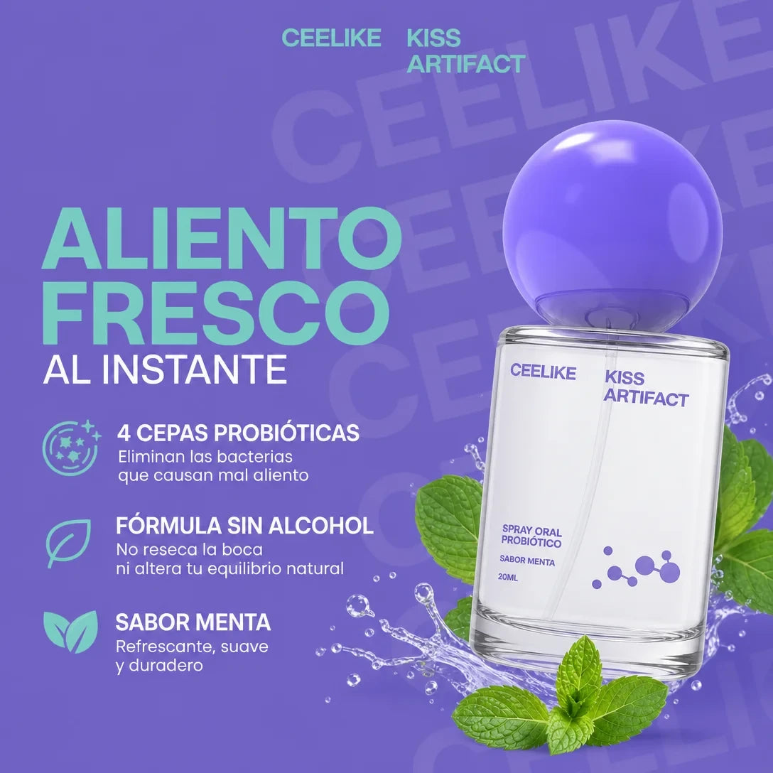 Spray Bucal Menta – Aliento Fresco al Instante