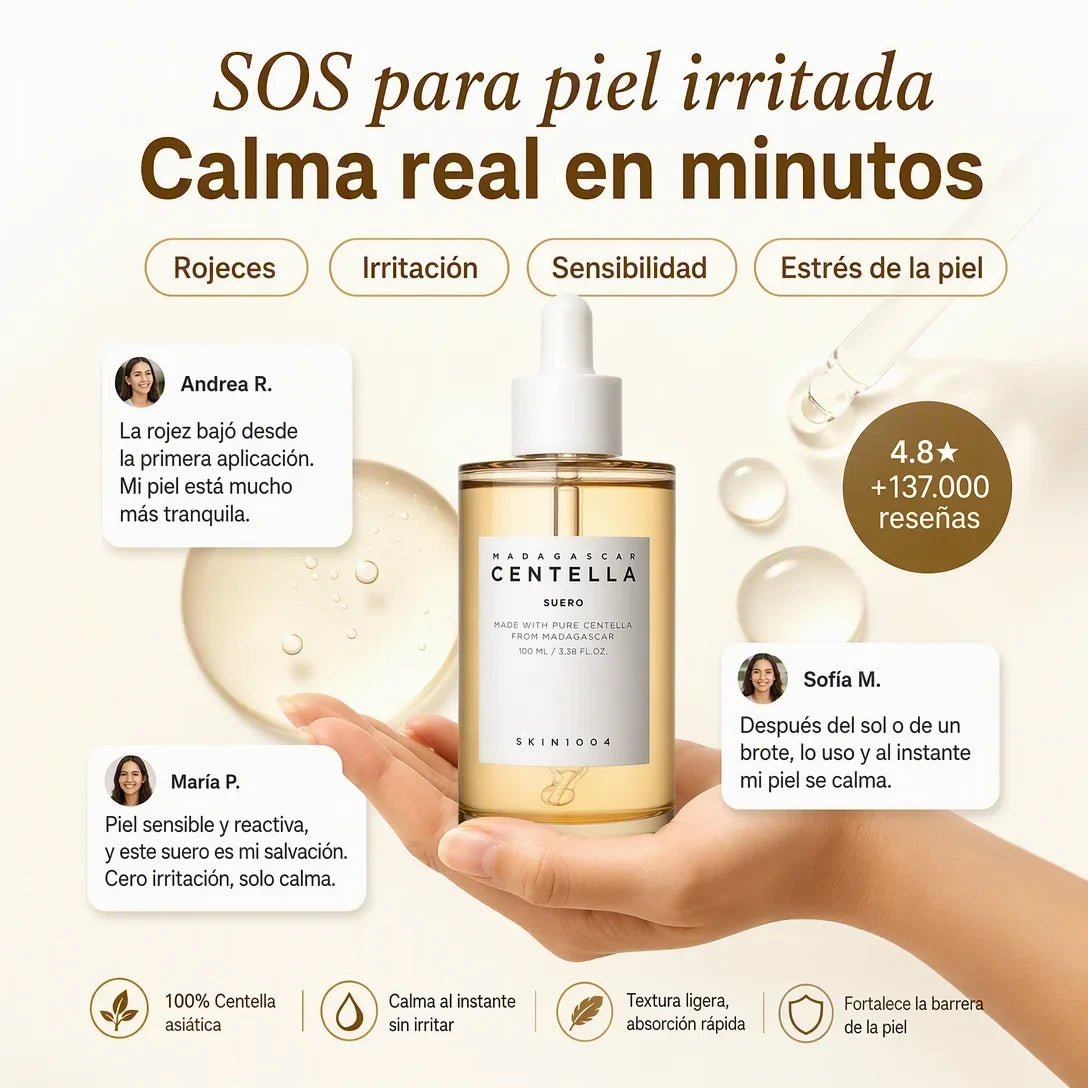 Suero de Centella – Calma tu Piel al Instante