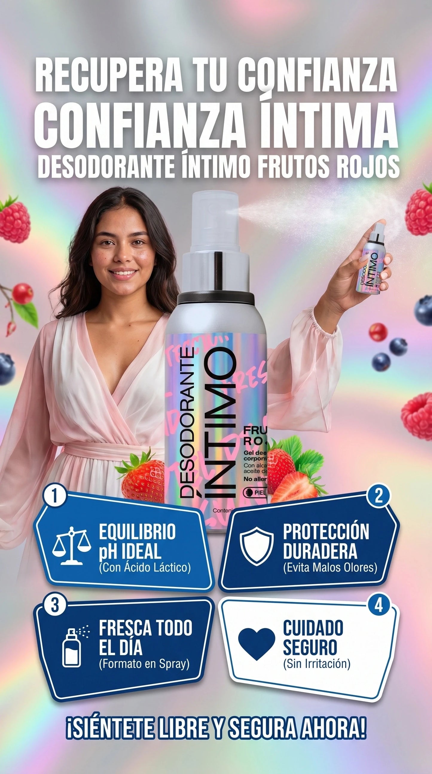 DESODORANTE INTIMO FRUTOS ROJOS 🍒