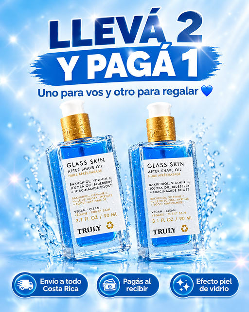 GLASS SKIN · Aceite Corporal Efecto Piel de Vidrio (2x1)