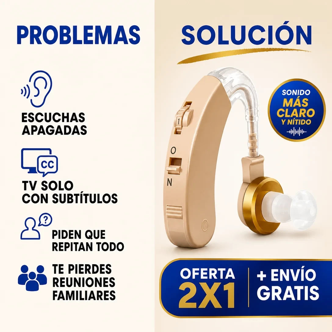 AUDÍFONO AMPLIFICADOR DE SONIDO