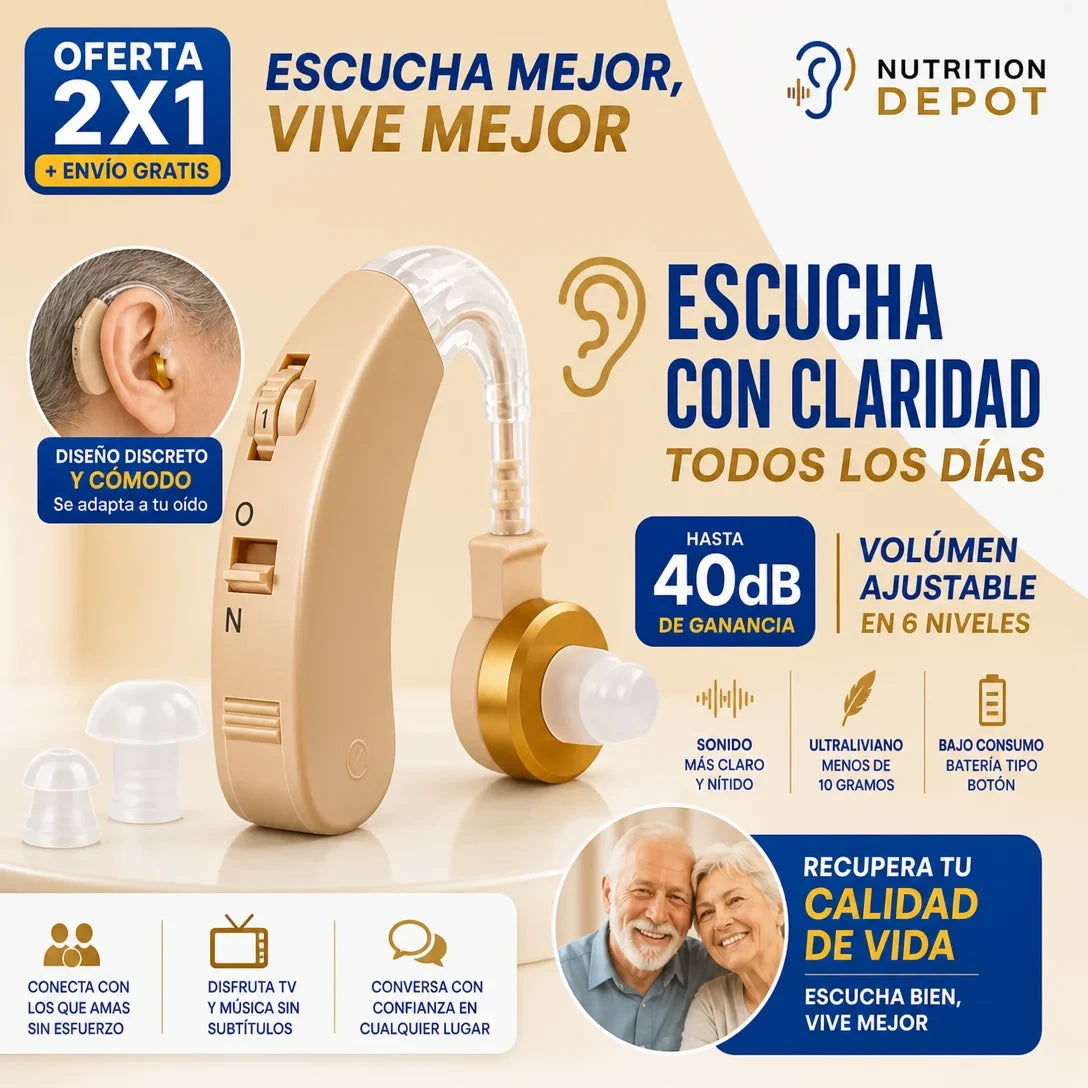 AUDÍFONO AMPLIFICADOR DE SONIDO