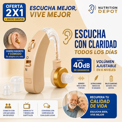 AUDÍFONO AMPLIFICADOR DE SONIDO