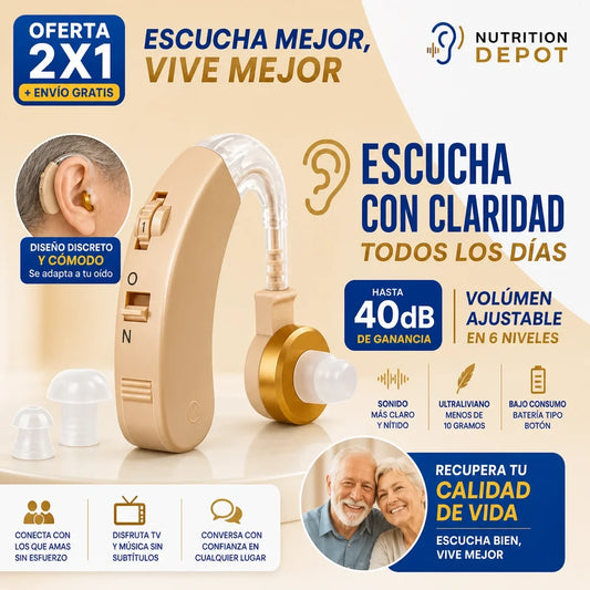 AUDÍFONO AMPLIFICADOR DE SONIDO