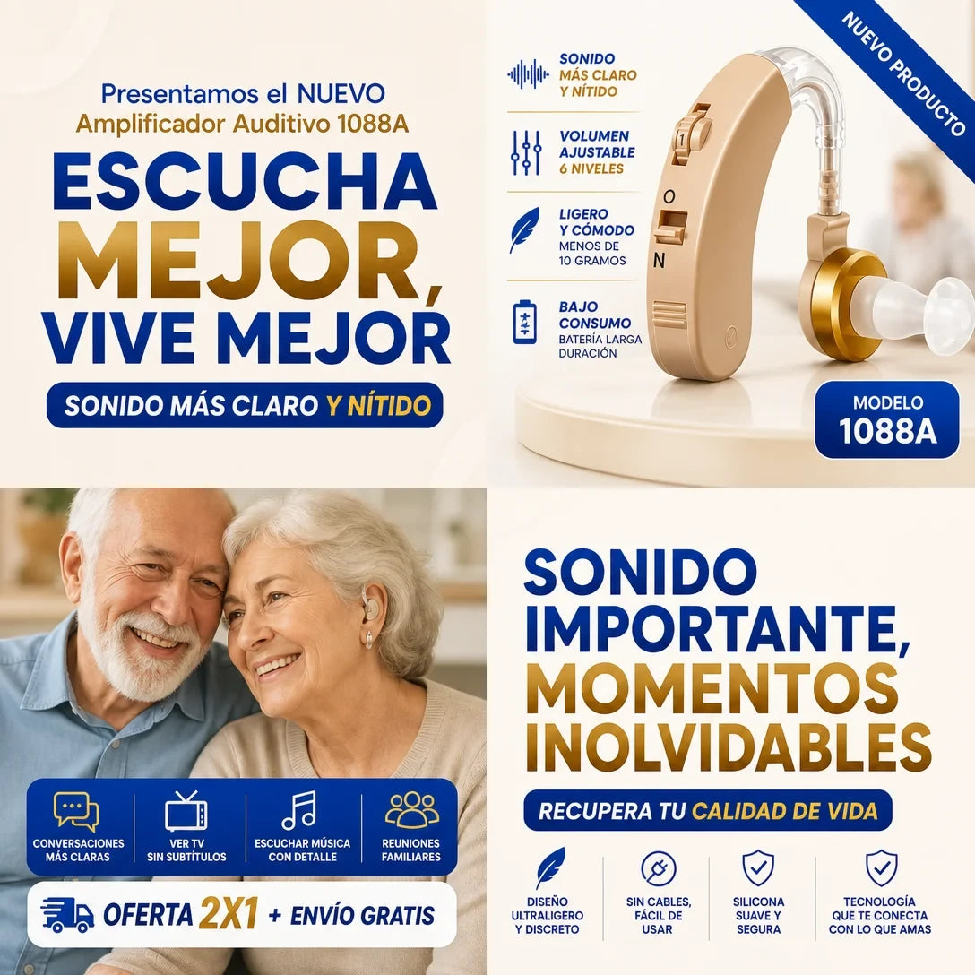 AUDÍFONO AMPLIFICADOR DE SONIDO