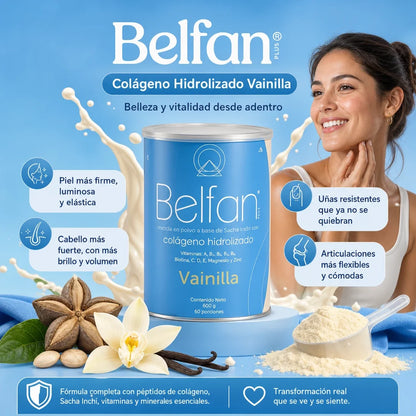 Belfan Colágeno + Vitaminas – Piel Joven, Cabello Fuerte