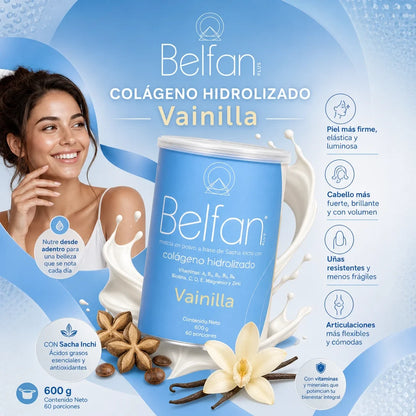 Belfan Colágeno + Vitaminas – Piel Joven, Cabello Fuerte