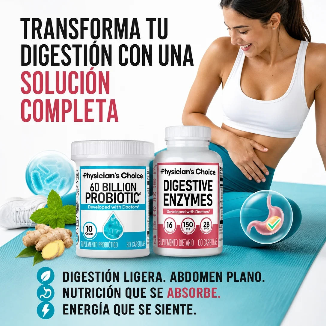 Combo Salud Intestinal – Probióticos + Enzimas