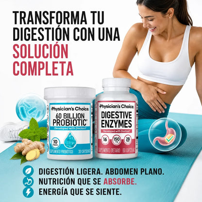 Combo Salud Intestinal – Probióticos + Enzimas