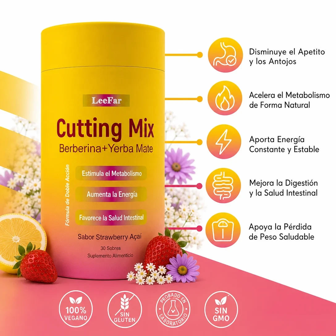 Cutting Mix Fresa-Açaí – Controla tus Antojos y Baja de Peso (30 días)