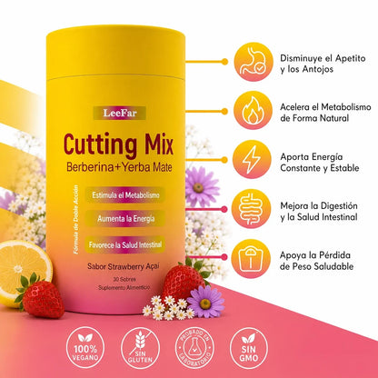 Cutting Mix Fresa-Açaí – Controla tus Antojos y Baja de Peso (30 días)