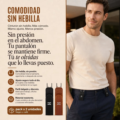 Cinturón Sin Hebilla – Sostiene tu Pantalón Sin Apretar