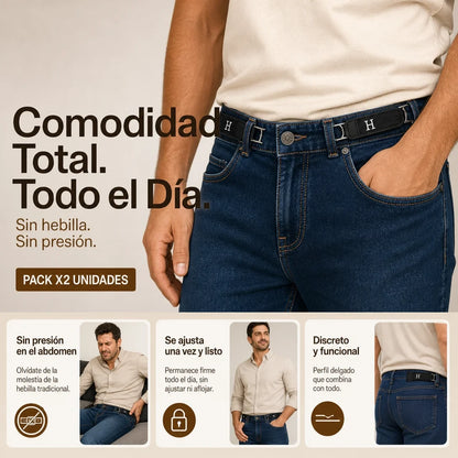 Cinturón Sin Hebilla – Sostiene tu Pantalón Sin Apretar