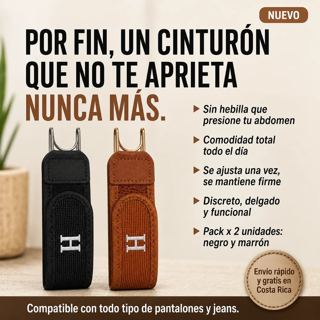 Cinturón Sin Hebilla – Sostiene tu Pantalón Sin Apretar
