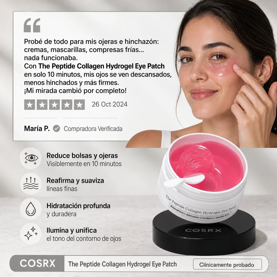 Parches para Ojos – Adiós Ojeras e Hinchazón en Minutos