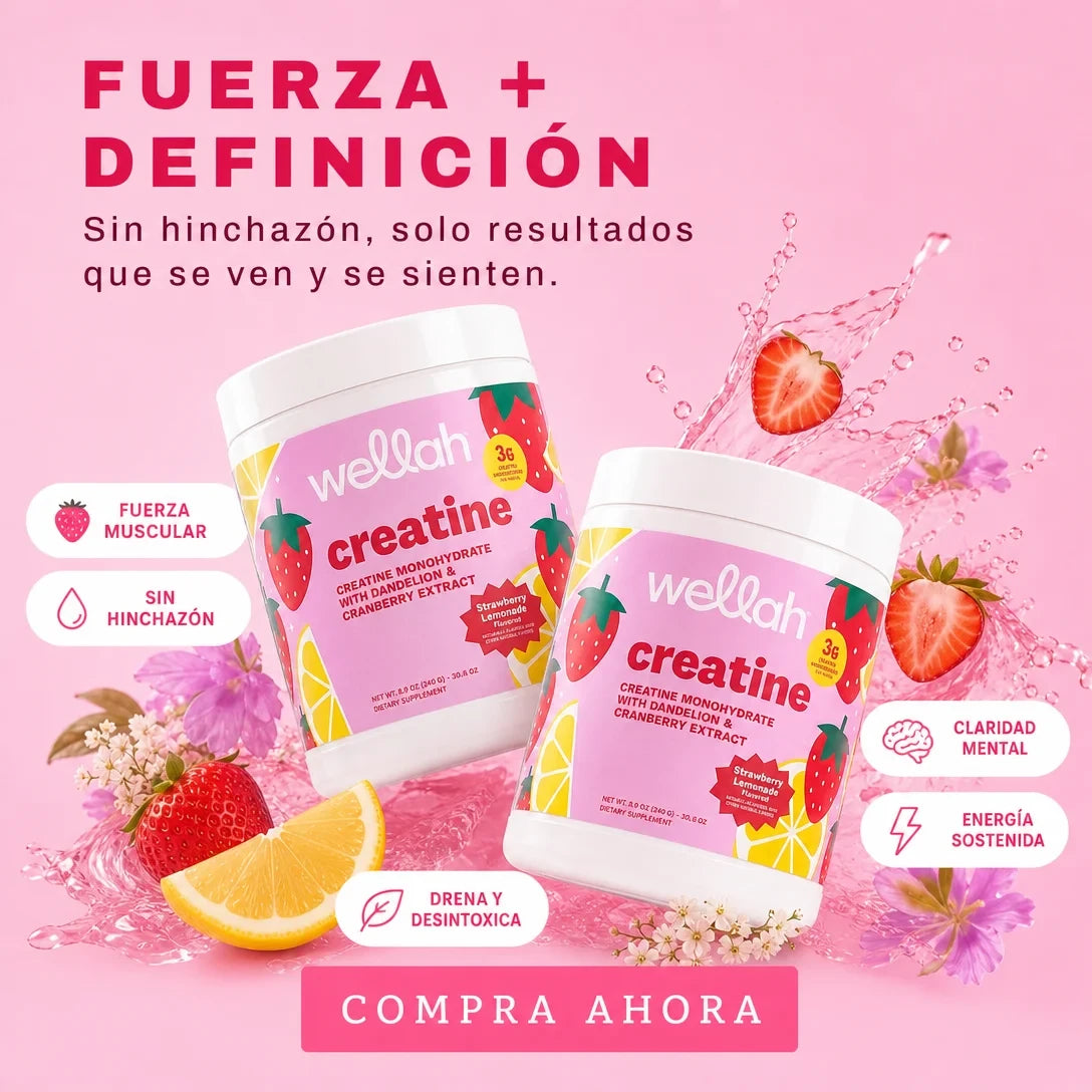 Creatina Monohidratada Wellah