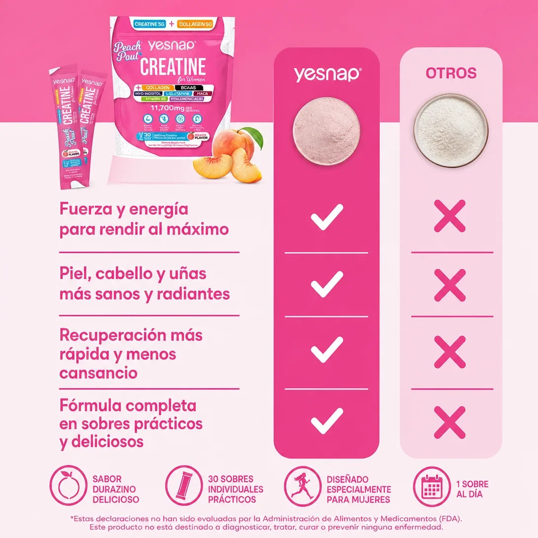 Creatina para Mujeres YeSnap