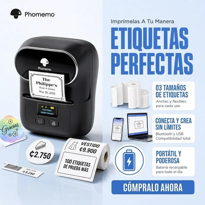 Etiquetadora Mini Bluetooth