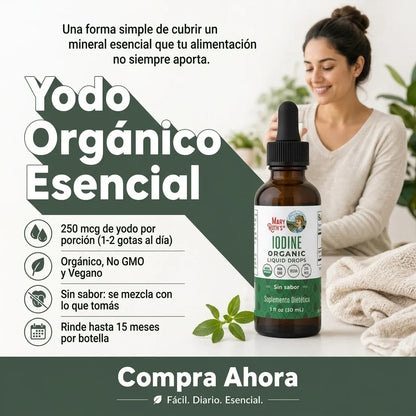 Gotas de Yodo – Apoyo Diario para tu Tiroides