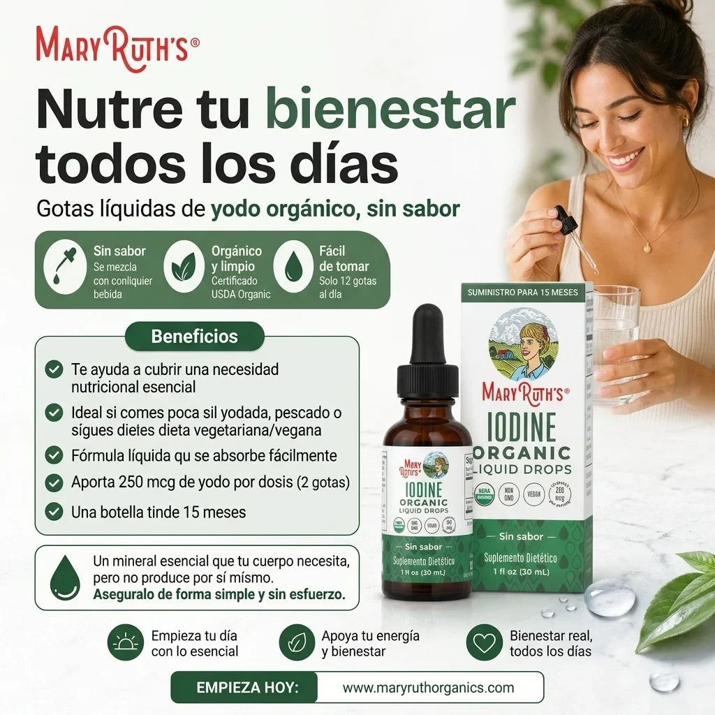 Gotas de Yodo – Apoyo Diario para tu Tiroides