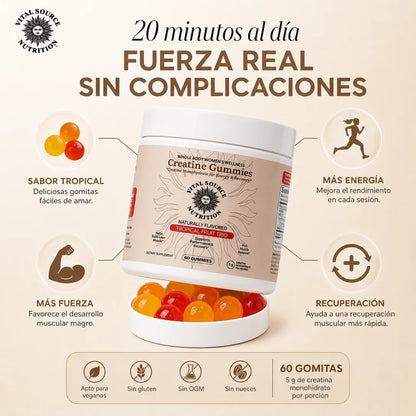 Gomitas de Creatina Monohidratada
