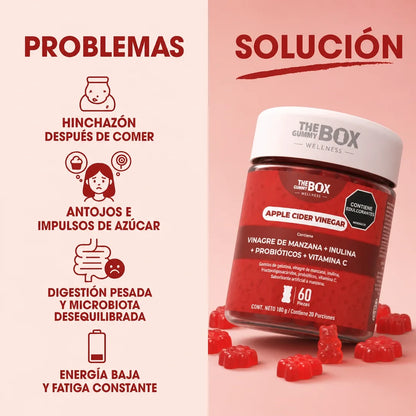 GOMITAS CON VINAGRE DE MANZANA