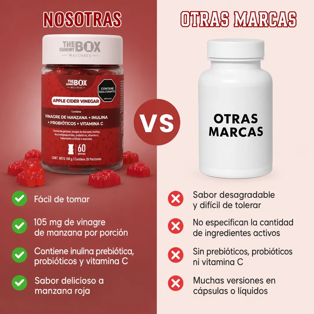 GOMITAS CON VINAGRE DE MANZANA