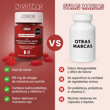 GOMITAS CON VINAGRE DE MANZANA
