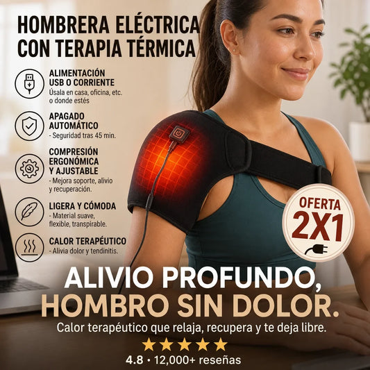 HOMBRERA DE MASAJE Y CALOR
