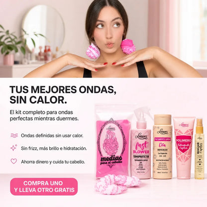 Kit de Ondas Sin Calor - Sin Plancha, Sin Rizador