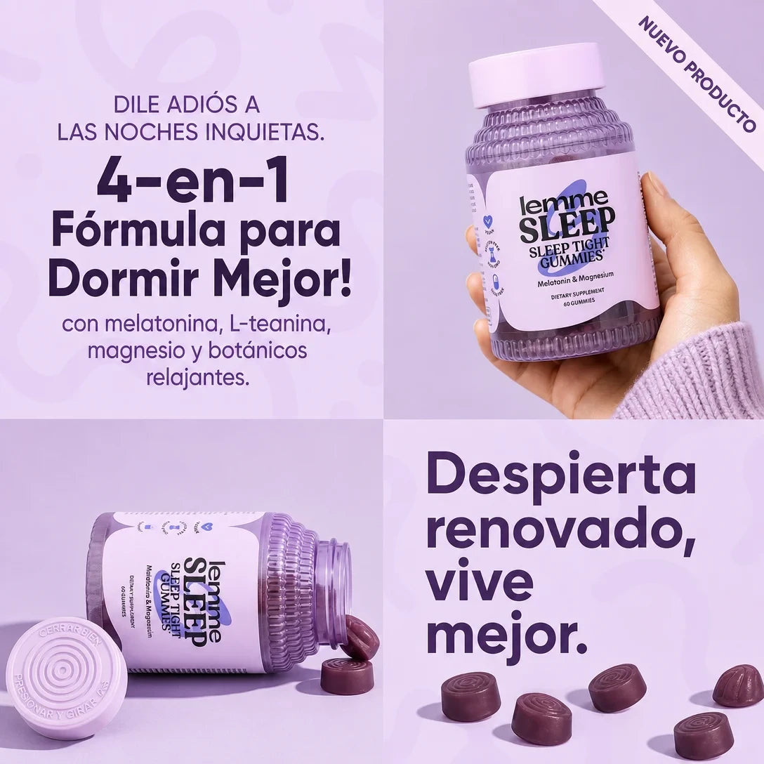 Gomitas para Dormir Lemme - Adiós Insomnio, Descanso real