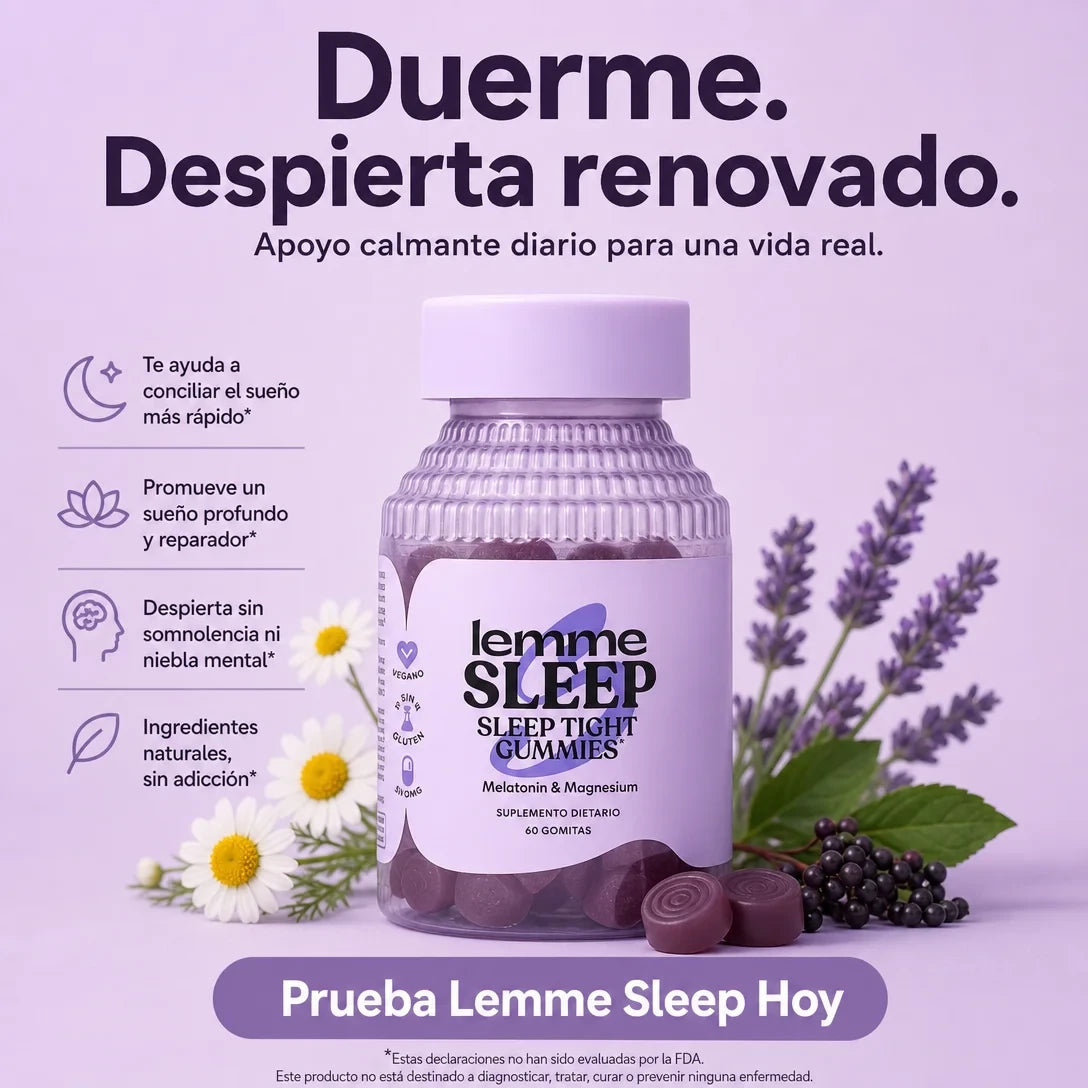 Gomitas para Dormir Lemme - Adiós Insomnio, Descanso real