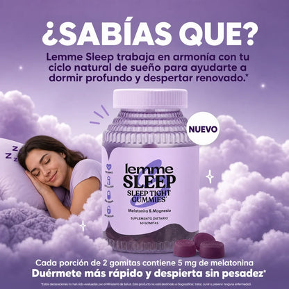 Gomitas para Dormir Lemme - Adiós Insomnio, Descanso real