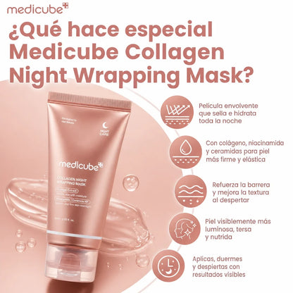Mascarilla de Colageno de Medicube para la noche