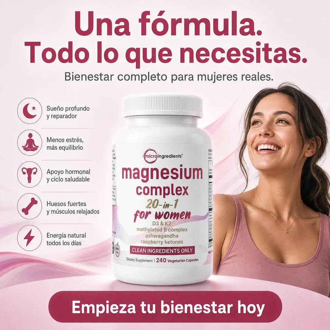 Magnesio Complex Mujer 20 en 1