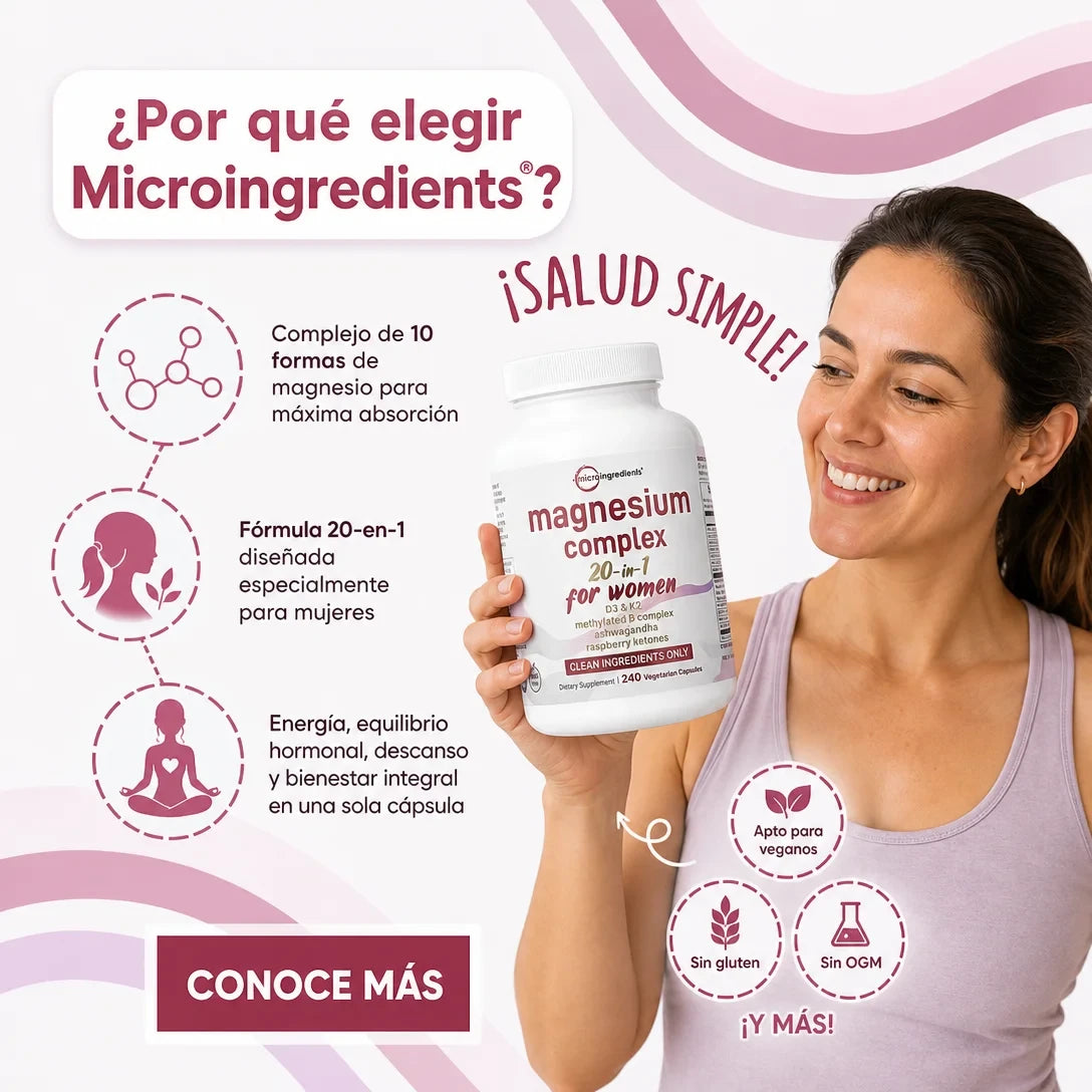 Magnesio Complex Mujer 20 en 1