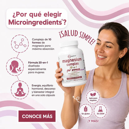 Magnesio Complex Mujer 20 en 1