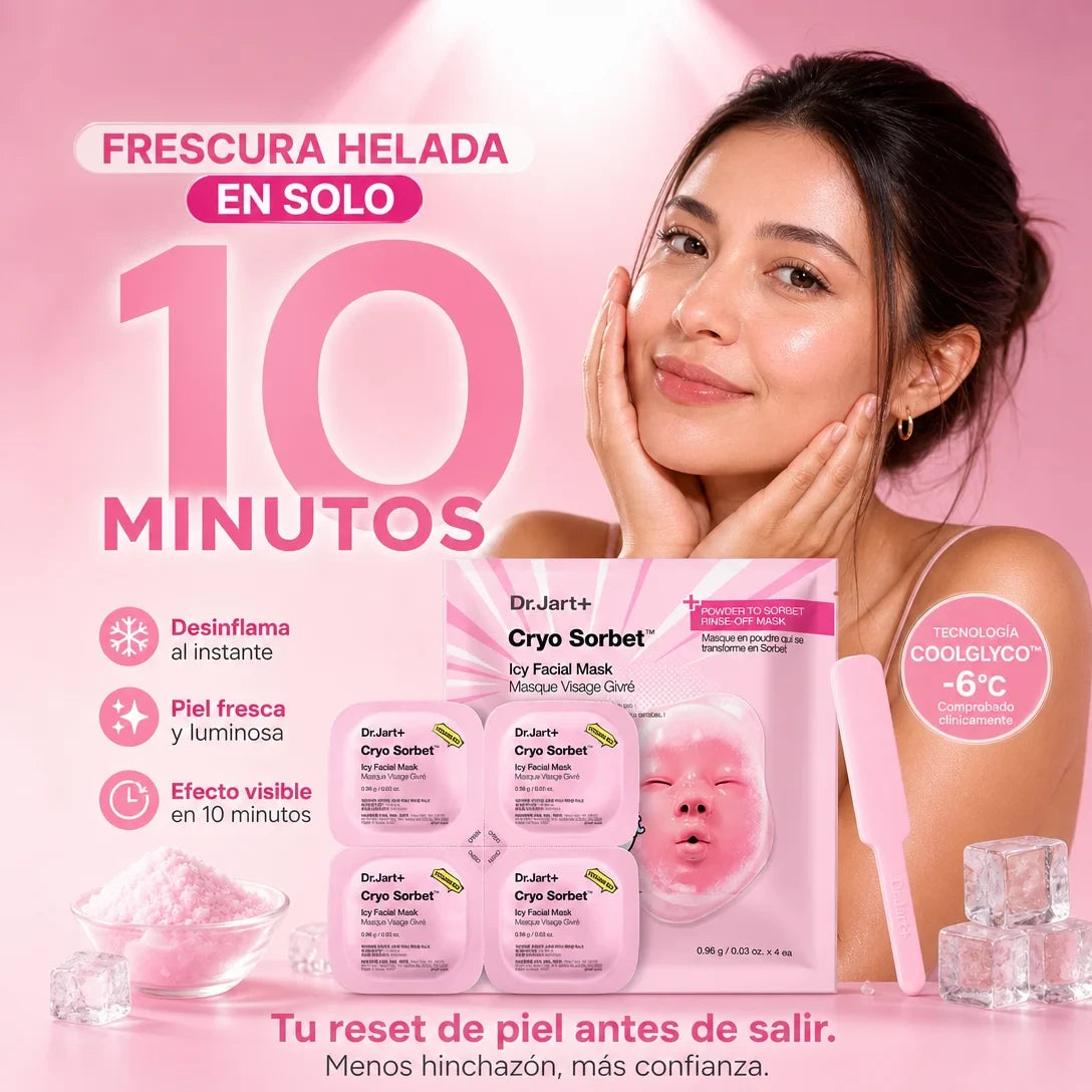 Mascarilla Coreana sensación hielo – Adiós Hinchazón, Hola Brillo