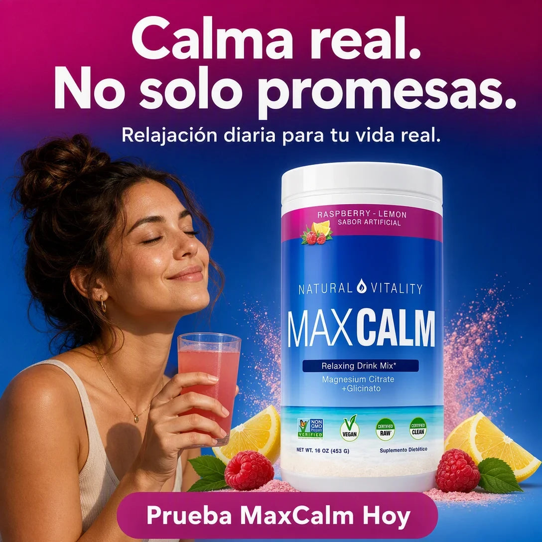 MaxCalm – Bebida Relajante de Magnesio