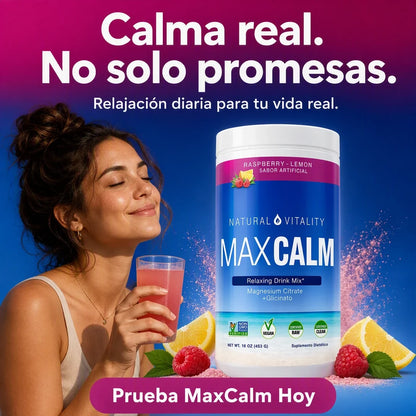 MaxCalm – Bebida Relajante de Magnesio