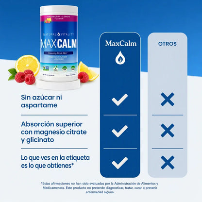 MaxCalm – Bebida Relajante de Magnesio