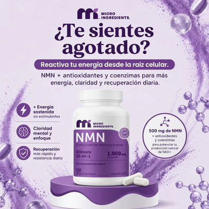 NMN Complex 10 en 1 – Energía y Juventud Celular