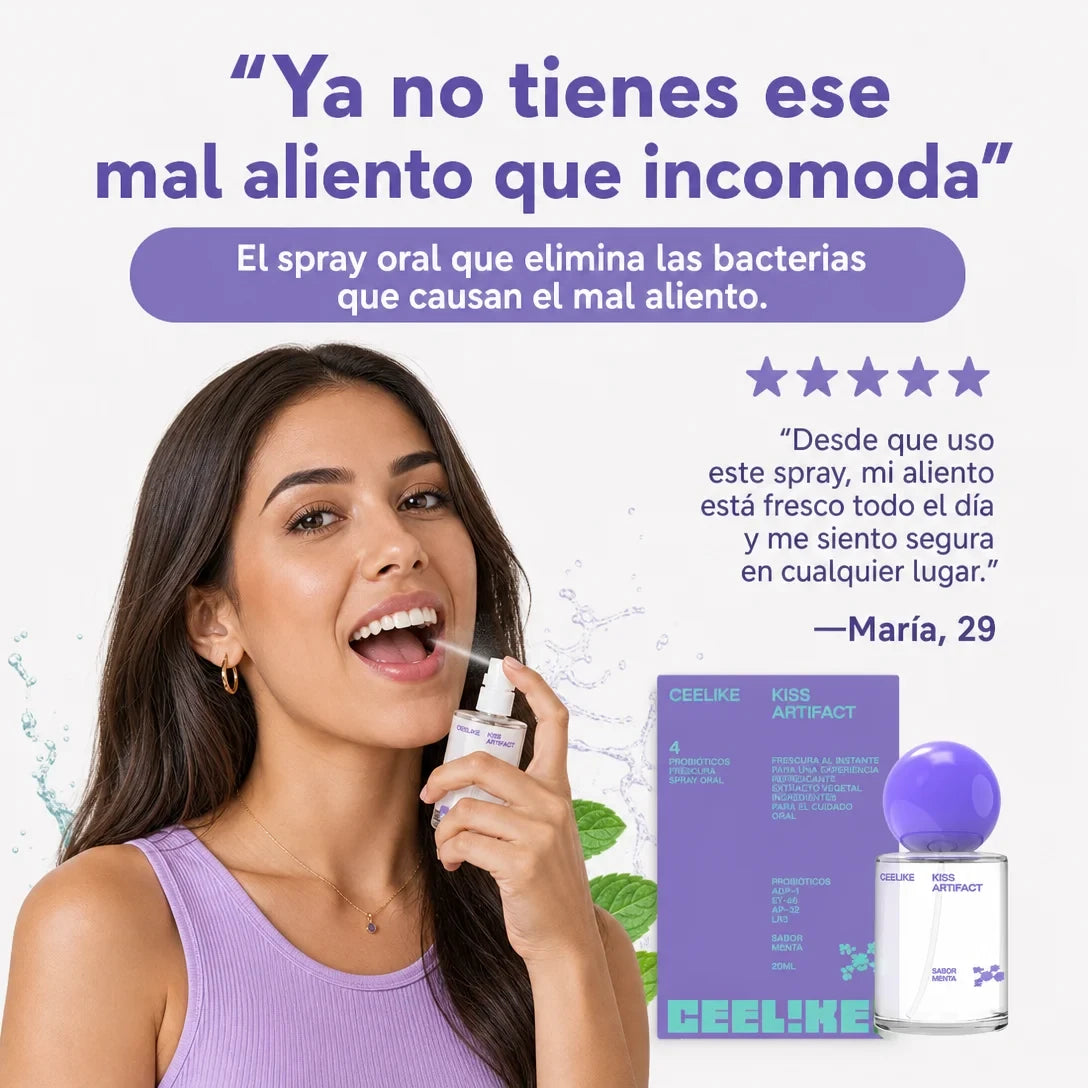Spray Bucal Menta – Aliento Fresco al Instante