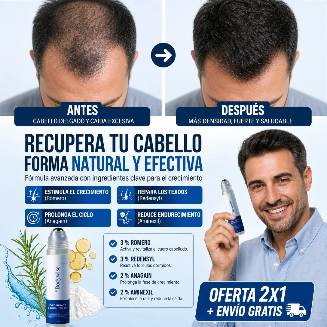 ROLL ON CRECIMIENTO CAPILAR + TIVENO CAPILAR GRATIS