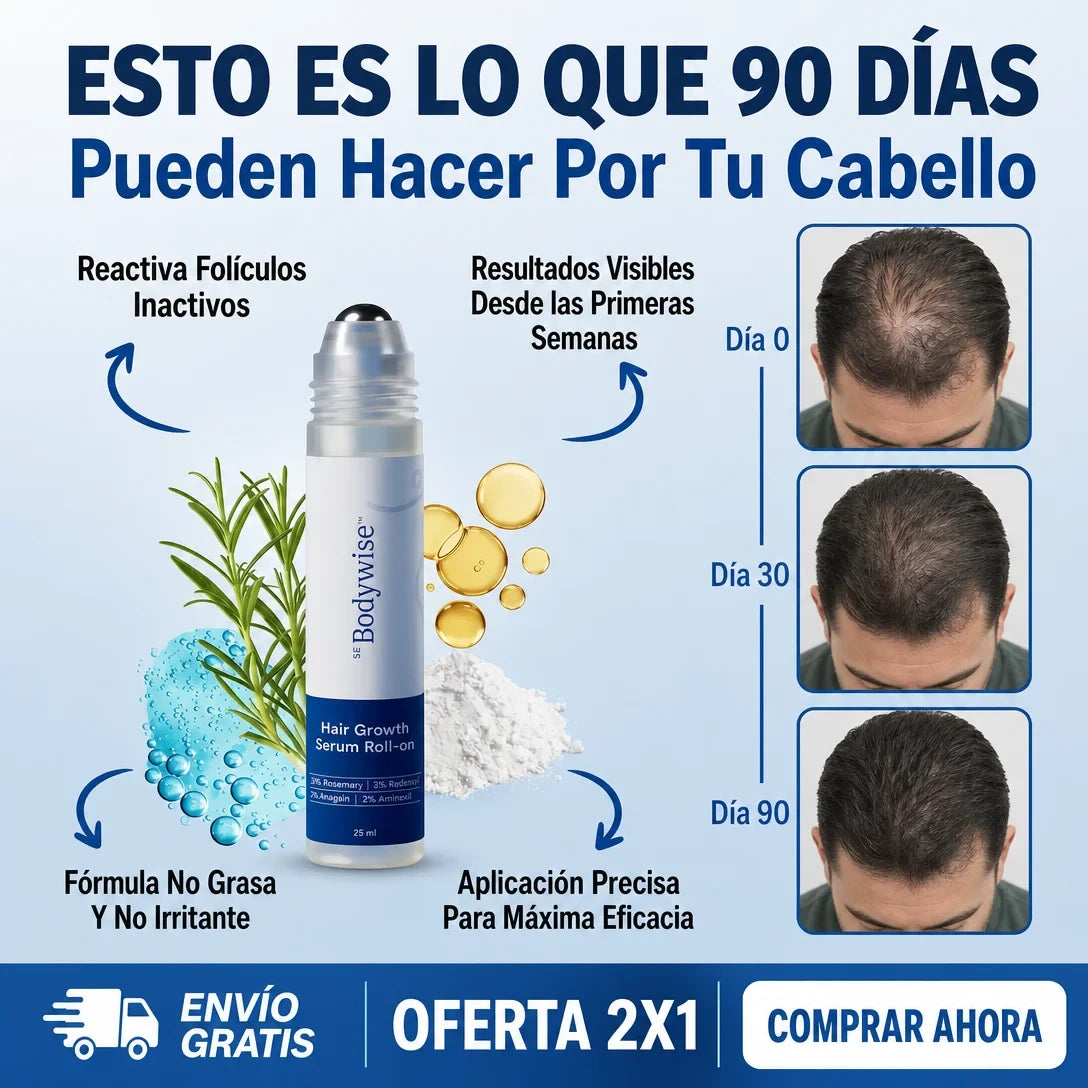 ROLL ON CRECIMIENTO CAPILAR + TIVENO CAPILAR GRATIS