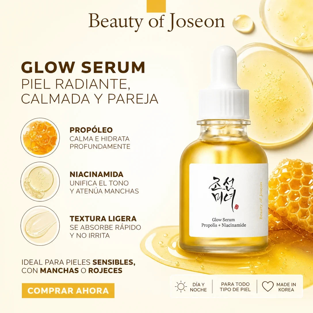 Glow Serum – Piel Calmada y con Brillo Parejo