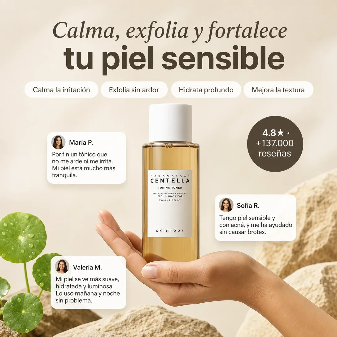 Tónico Centella – Calma tu Piel y Mejora su Textura